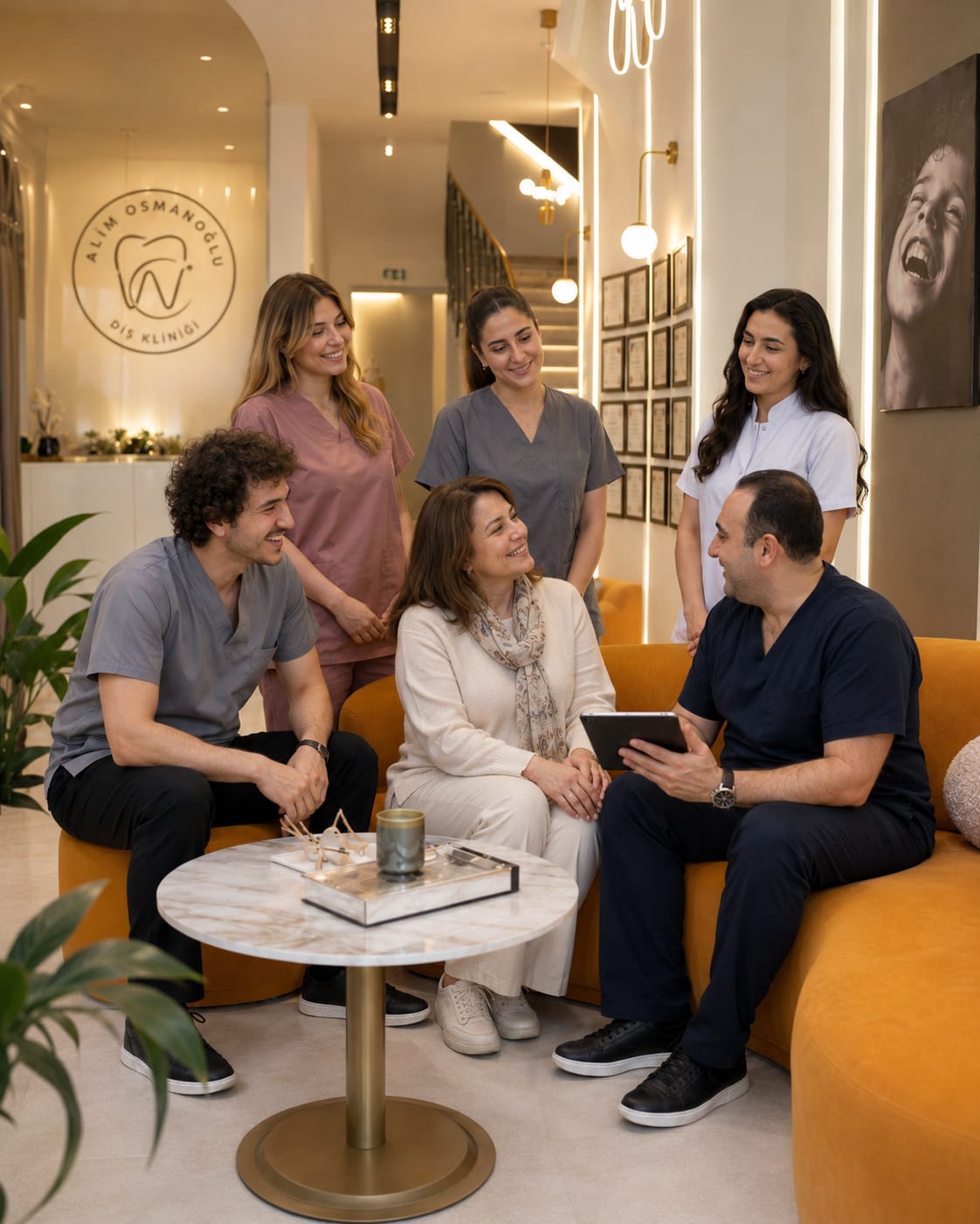 Alim Osmanoğlu Diş Kliniği ekibi